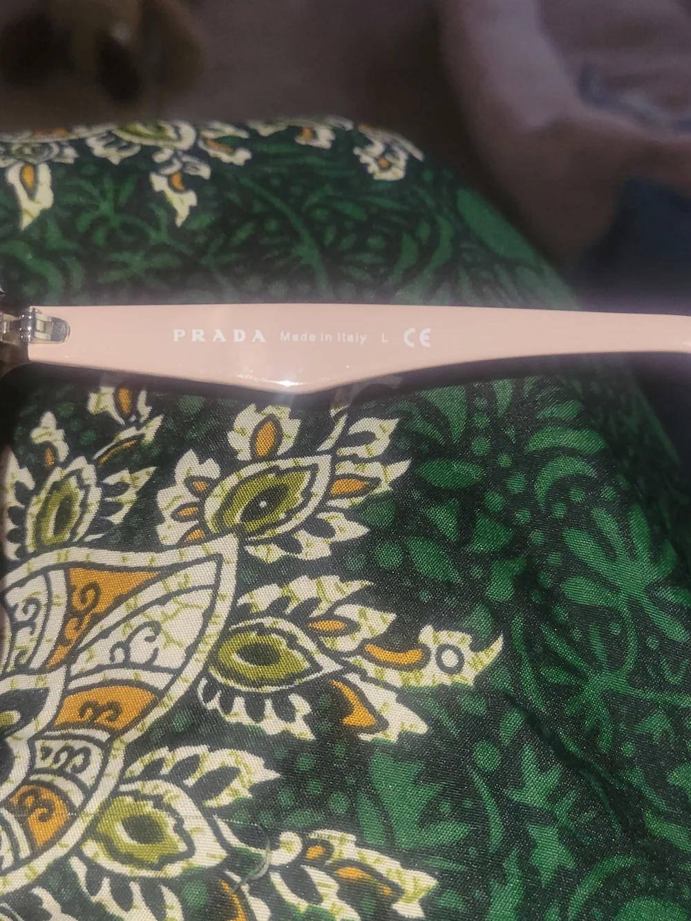 Prada Orchid Tortoise Oval Eyeglasses 52mm